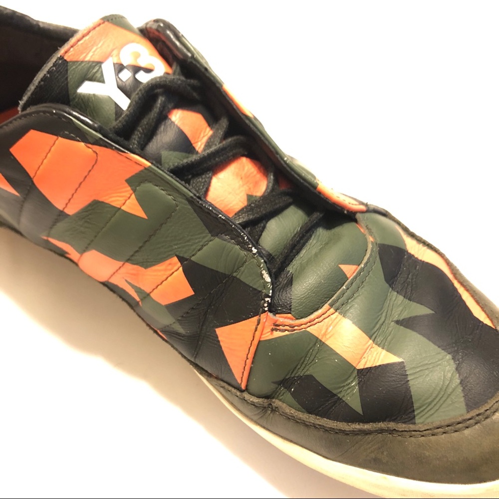 Y-3 Yohji Yamamoto Leather & Suede Sneaker - Picture 8 of 8